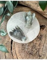 Edelsteen Engel Labradoriet (35 mm) - thumbnail