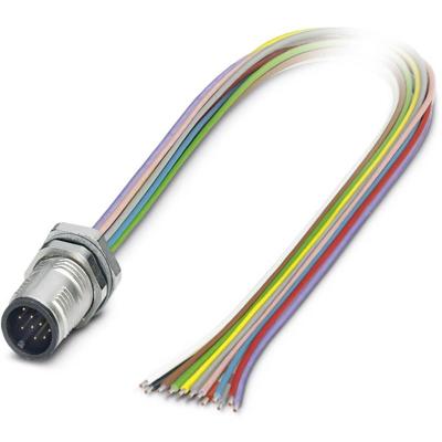 Phoenix Contact 1437122 Sensor/actuator inbouwconnector M12 Aantal polen (sensoren): 12 Stekker, inbouw 0.50 m 1 stuk(s) Phoenix Contact 1437122 Sensor/actuator inbouwconnector M12 Aantal polen (sensoren): 12 Stekker, inbouw 0.50 m 1 stuk(s)