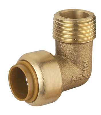 Cornat Steekfitting Knie 90Gr 15Mmx1/2 Vm - T630720