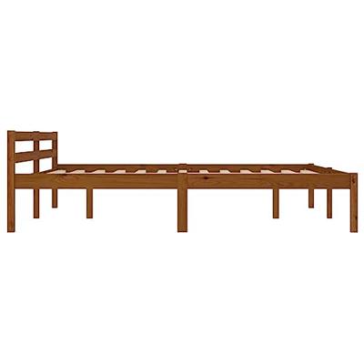 Bedframe massief grenenhout honingbruin 180x200 cm Bedframe massief grenenhout honingbruin 180x200 cm