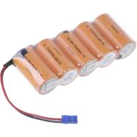 Panasonic Reihe F1x5 Graupner Accupack Aantal cellen: 5 Batterijgrootte: Sub-C Kabel, Stekker NiMH 6 V 3000 mAh - thumbnail