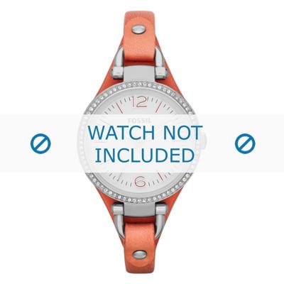 Horlogeband Fossil ES3468 Onderliggend Leder Roze 8mm Horlogeband Fossil ES3468 Onderliggend Leder Roze 8mm