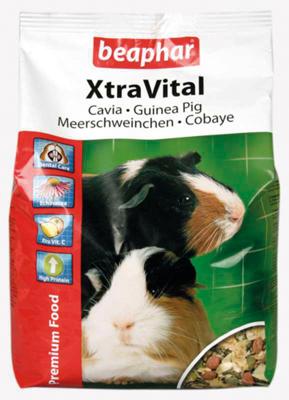 Beaphar XtraVital cavia's, rijk aan vitamine C, met tandverzorgende eigenschappen, laag vetgehalte, met echinacea en alfalfa, 2,5 kg