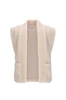 B.Nosy winter gilet meisjes - ecru - Georgie - teddy - thumbnail