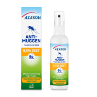 Azaron Anti-Muggenspray Thuis en op Reis 9.5% DEET - thumbnail