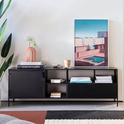 Kave Home TV-meubel 'Shantay' Zwart metaal, 150cm Kave Home TV-meubel 'Shantay' Zwart metaal, 150cm