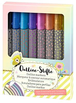 Flowers & Friends outline markers Flowers & Friends outline markers