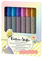 Flowers & Friends outline markers - thumbnail