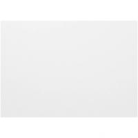 Creativ Company Constructie karton, vel 72x100 cm, dikte 0,6 mm, 400 gr, wit, 50 vel/ 1 doos - thumbnail
