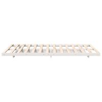 Bedframe Wit 135 x 190 cm Massief grenenhout - thumbnail