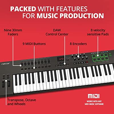 Nektar LX61+ Impact USB/MIDI-keyboard