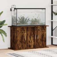 VidaXL Aquariumstandaard 101x41x58 cm bewerkt hout gerookt eikenkleur - thumbnail