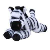 Wild Republic knuffel zebra Ecokins Mini junior 20 cm pluche wit/zwart - thumbnail