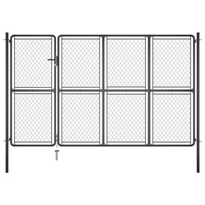 vidaXL Poort 200x350 cm staal antraciet vidaXL Poort 200x350 cm staal antraciet