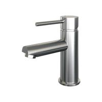 Lage opbouw wastafelmengkraan model A RVS geborsteld PVD - thumbnail