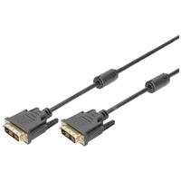 Digitus AK-320100-050-S - DVI-kabel (5 m, DVI-D, DVI-D, Mannelijk, Mannelijk, Zwart) - thumbnail