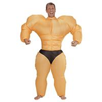Opblaasbaar kostuum Bodybuilder - thumbnail