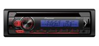 Pioneer DEH-S110UBB | 1DIN RDS-autoradio met rode toetsverlichting | Display blauw | Android ondersteuning | 5-band equalizer | CD | MP3 | USB | AUX-ingang | ARC app - thumbnail