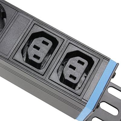 Adam Hall 874714 14-weg stroomverdeler 12x schuko + 2x IEC