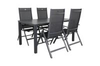 Hartman Aruba|Alma 160 cm. tuinset - 5-delig verstelbaar - thumbnail