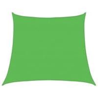 VidaXL Zonnezeil trapezium 160 g/m² 4/5x4 m hdpe lichtgroen - thumbnail