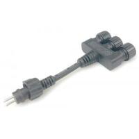 12 volt 3-weg verdeler voor tuinverlichting - thumbnail