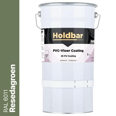 Holdbar PVC-Vloer Coating Resedagroen (RAL 6011) 5 Kg