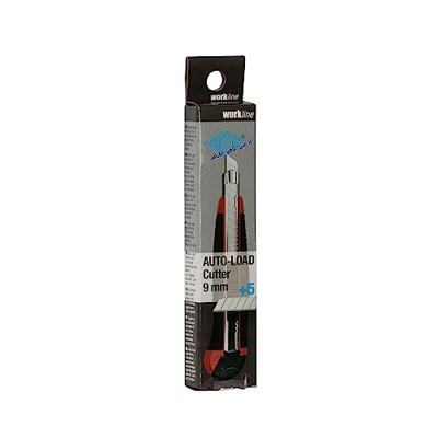 WEDO 78409 Wedo Profi-Cutter, AUTO-LOAD , 9 mm - nr. 78409 zwart/rood 1 stuk(s)