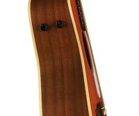 Fender Malibu Player Fiesta Red WN White Pickguard elektrisch-akoestische westerngitaar - thumbnail