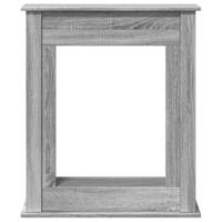 Haardombouw 75x20x87,5 cm bewerkt hout grijs sonoma eikenkleur - thumbnail