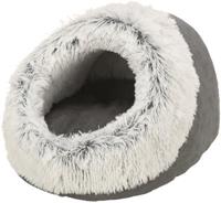 Trixie kattenmand iglo harvey grijs / wit-zwart - thumbnail