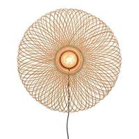 GOOD&MOJO Wandlamp 'Cango' Bamboe, 60cm, kleur Naturel - thumbnail