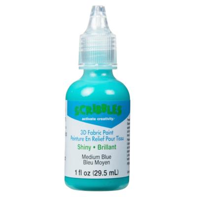 Scribbles • 3d textielverf glanzend 29,5ml lichtblauw