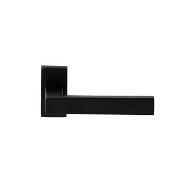 Hardbrass Deurkruk Phoenix op rechthoekig rozet - zwart Hardbrass Deurkruk Phoenix op rechthoekig rozet - zwart