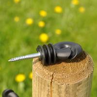 Gallagher Schroef-ringisolator BS hout klein (25) - 004089 004089 - thumbnail