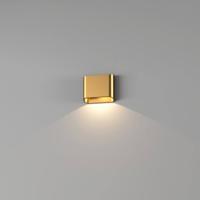 Wandlamp Artdelight Diaz 1 Lichts LED 2700K Dimbaar Warm Goud - thumbnail