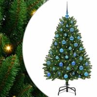 VidaXL Kunstkerstboom met 150 led groen 150 cm pvc en metaal - thumbnail