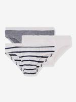 Set van 3 PETIT BATEAU slipjes wit - thumbnail
