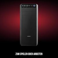 Modecom Oberon Pro Midi Tower Zwart - thumbnail