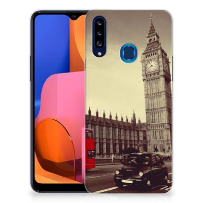Samsung Galaxy A20s | Silliconen Back Cover | Londen