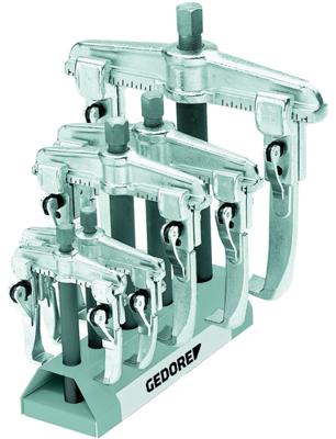 Gedore 1322745 Poelietrekkerset Spanbereik: 330 mm Aantal haken: 5
