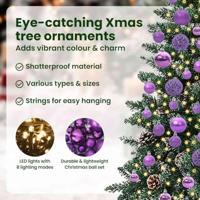 VidaXL Slanke kerstboom groen 180 cm pvc en massief dennenhout - thumbnail