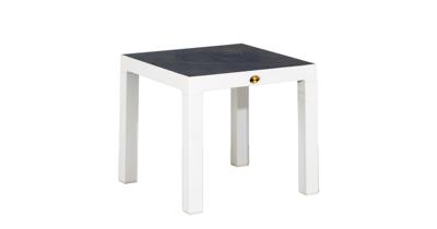 Bijzet tafel Milford Sky White D 50 x B 50 X H 47 cm Oosterik Home - Oosterik home