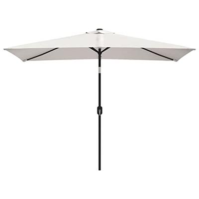 Parasol vierhoekig zandwit 200 x 300 cm Parasol vierhoekig zandwit 200 x 300 cm