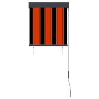 Rolgordijn voor buiten 60x250 cm oranje en bruin - thumbnail