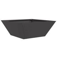 Tuin Kom Plantenbak 5 pcs Zwart 40 x 40 x 15 cm Staal - thumbnail