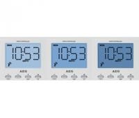 AEG MRC 4122 FN Wekkerradio FM, AM AUX Wit - thumbnail