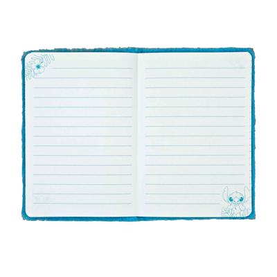 Disney Stitch Pluche Notieboekje A5 Blauw