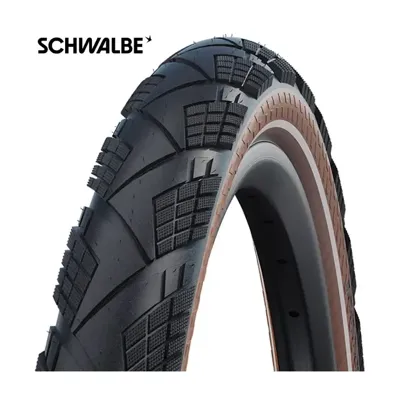 Schwalbe Buitenband 28-2.15 (55-622) marathon efficiency evo zwart v refelectie