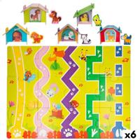 Kinderpuzzel Lisciani Giochi 48 x 1 x 36 cm Boerderij 12 Onderdelen 27 Onderdelen (6 Stuks) - thumbnail